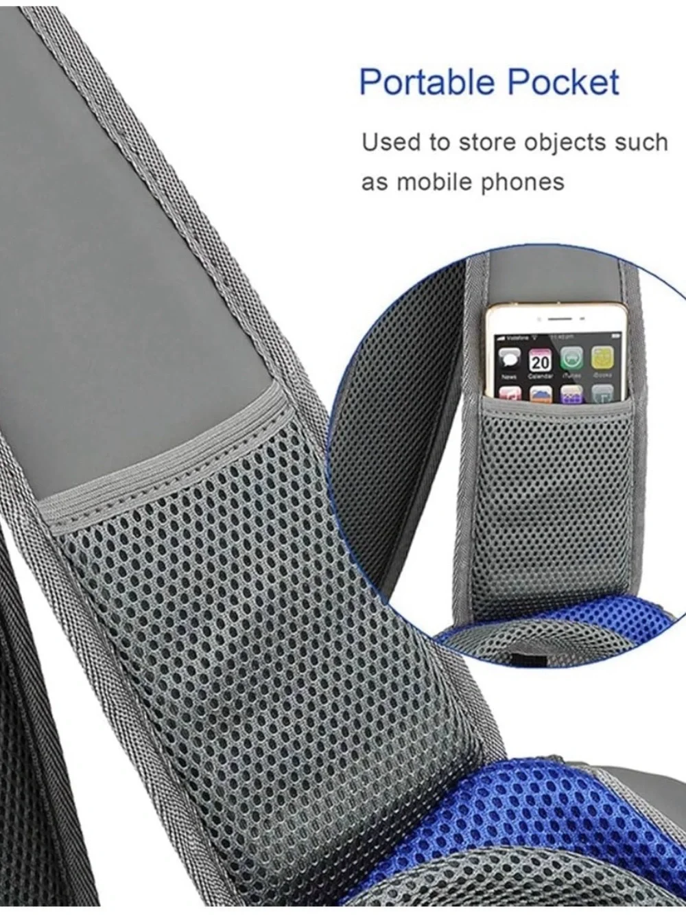 Pink & Gray Pet Sling Carrier - Hands-Free Small Dog & Cat Carrier